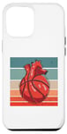 iPhone 15 Pro Max My heart beats for basketball Basketballheart Love in Red Case