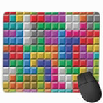 Colorful Retro Gaming Computer Mouse Pad with Stitched Edge Computer Mouse Pad with Non-Slip Rubber Base for Computers Laptop PC Gmaing Work Mouse Pad