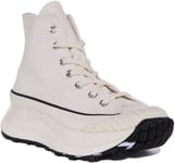 Converse A01682C Chuck 70s AT CX Hi Unisex Trainer In White Size UK 3 - 8