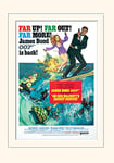 Pyramid International James Bond (On Her Majesty's Service One-Sheet) -Mounted Print Memorabilia 30 x 40cm, Paper, Multicoloured, 30 x 40 x 1.3 cm