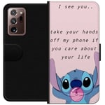 Samsung Galaxy Note20 Ultra Plånboksfodral Stitch Lycka till