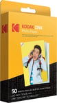 Kodak 2x3 Premium Zink Photo Paper (50 Sheets) Compatible with Kodak Smile, Kod