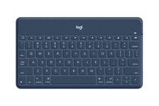 Logitech Keys-To-Go - tastatur - QWERTZ - tysk - marineblå Indgangsudstyr