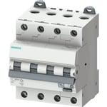 Kombinationsbrytare Automatsäkring/HPFI C 20A 4P 30mA 5SU1346-7FP20