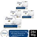 Dove Original Beauty Cream Bar with Deep Moisture for Soft and Smooth Skin, 90g