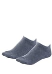 Tommy Hilfiger Women's Sneaker 2p Ankle Socks, Middle Grey Melange, 5-Mar UK
