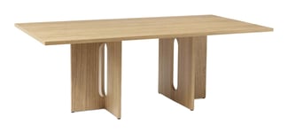 Androgyne Dining Table 210x109 cm - Natural Oak