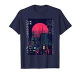 Synthwave Japanese Street Cyberpunk Tokyo Vaporwave T-Shirt