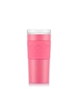 TRAVEL MUG Mug de voyage isotherme en inox double paroi, couvercle à vis hermétique, 0.35 l