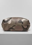 Urban Classics Synthetic Leather Camo Cosmetic Pouch Browncamo