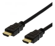 HDMI-kabel / UltraHD 60Hz / Flex / 19-pin ha-ha / 4K 60Hz / svart / 1M