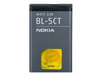 Nokia BL-5CT - Batteri till mobiltelefon - Li-Ion - 1050 mAh - för Nokia 3720, 5220, 6303, 6303i, 6730, C3-01, C5-00, C6-01
