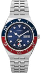 Timex TW2W49600 Marlin Peanuts Snoopy Flying Ace Silverfärgad/Läder Ø40 mm