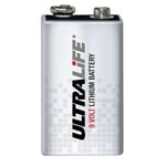Ultralife Litium 9V batteri (1200 mAh) (10-årsbatteri)