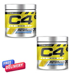 2 x Cellucor C4 Original Explosive Pre-Workout Icy Blue Raspberry Powder