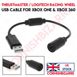 THRUSTMASTER / LOGITECH RACING WHEEL BREAKAWAY USB CABLE - XBOX ONE & XBOX 360