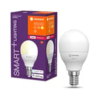 LEDVANCE Smart LED lamp with ZigBee Technology, E14-base matt Optics,Warm White (2700K), 470 Lumen, 40W-Replacement, Smart dimmable, 4-Pack
