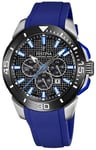 Festina F20642-1 Chrono Bike Sort/Gummi Ø47 mm