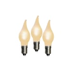 Jul-Advent-Ljusstake-Lampor. LED E10 3V 0.06W FROST