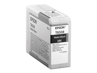 Epson T8508 - 80 Ml - Mattsvart - Original - Bläckpatron - För Surecolor Sc-P800