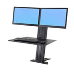 ERGOTRON – Workfit-sr, dual monitor, black (33-407-085)