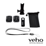 VEHO MUVI MICRO HD EXTREME SPORTS PACK FOR MUVI MICRO – BLACK – VCC-A053-PRO-ESP