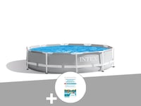 Kit piscine tubulaire Intex Prism Frame ronde 3,05 x 0,76 m + Kit de traitement au chlore