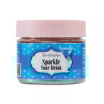 SweetKitchen Drinkglitter, blå - Sparkle your drink