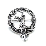 Patch Nation Je Suis Prest Outlander Dear Scottish Kilt Pin Stag Silver Cosplay Metal Pin Badge Brooch