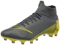 Nike Superfly 6 Pro FG, Chaussures de Football Homme, Gris (Dark Grey/Black-Opti Yellow 070), 44 2/3 EU