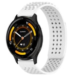 Garmin Venu 3 Tvåfärgat klockarmband i silikon - Vit