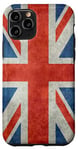 iPhone 11 Pro UK Union Jack Flag in vintage retro style Case