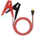 GELRHONR Pince Crocodile de Batterie 16 AWG vers câble d'extension XT60, Pinces Crocodiles 12 V vers connecteur mâle XT60 Câble de déconnexion Rapide - 5,5 m