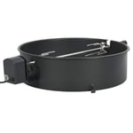 Rotisserieset med ring grill 57 cm svart