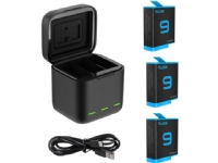 Telesin camera charger Three-channel Telesin box charger for GoPro Hero 9/Hero 10 + 3 batteries (GP-BNC-902)