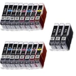 Compatible Multipack Canon Pixma Pro-100 Printer Ink Cartridges (19 Pack) -6384B001