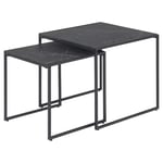 Urban Fusion Collection - Tarbes Satsbord 45x50x50 cm Svart
