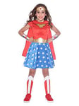 DC Super Hero Girls Childrens Wonder Woman Costume, One Colour, Size 6-8, Women