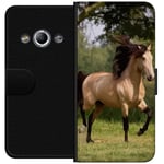 Samsung Galaxy Xcover 3 Svart Plånboksfodral Häst