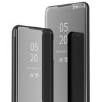 Samsung Note 10 Plus Smart Flipfodral Clear View Standing V2 Rocket Svart