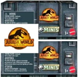 2 x Jurassic World Dominion MINIS Surprise Mini Figure Mystery Pack Mattel