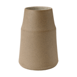 Knabstrup Keramik Clay vase 18 cm Warm Sand