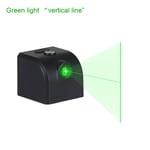 Niveau Laser puissant Mini lignes transversales horizontales et verticales ligne de localisation de niveau Laser Portable Super vert pour Charge USB bricolage - Type GreenVertical 1PC