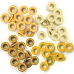 We Are Memory Keepers Öljetter Eyelets 60-pack - Gul Mix Hål 5 mm