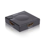 iCables® - Compact 3 Port HDMI Switch (3 IN / 1 OUT) - Supports PS5 PS4 Xbox Google Fire Stick Roku and more