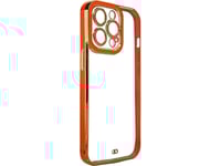 Hurtel Fashion Case För Iphone 13 Pro Geléskal Med Guldram Röd