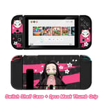 Case Joystick - Housse De Protection Rigide Pour Manette Joy-Con Nintendo Switch, Rose, Anime Kawaii, Pour Filles