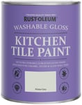 Rust-Oleum Gloss Kitchen Tile Paint 750ml - Winter Grey