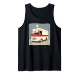 Funny Ice Cream Truck for Childhood memory in Summer Tank Top