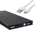 20000mAh Power Bank For Lenovo Yoga Duet 7 USB 3.0 Charger 1m Usb-C